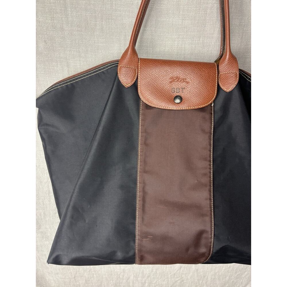 LONGCHAMP Le Pliage Original Large Tote Nylon Travel Shoulder Bag - Picture 3 of 12